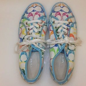 Colorfull coach shoes